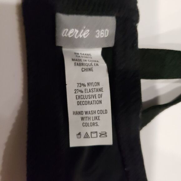 Aerie Wireless Lightly Lined Bra in Black - Picture 12 of 12